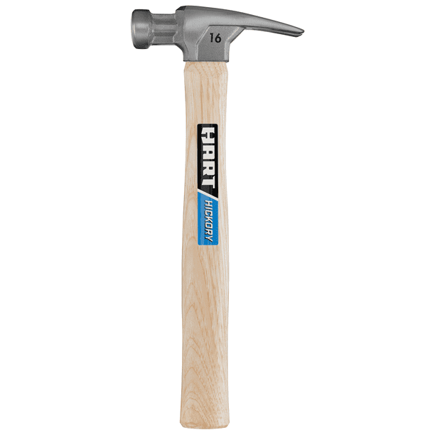 HART HH16SMQ Steel Framing Hammer 16 oz Straight Claw Nail Puller Comfort Grip 